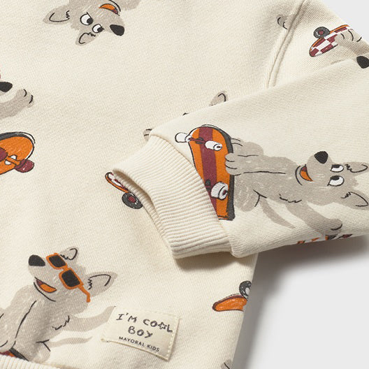 Mayoral Printed pullover Mushroom 2417