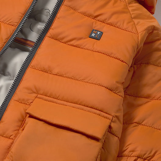 Mayoral Reversible soft coat Pumpkin 2420