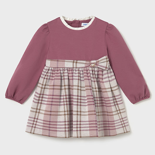 Mayoral Plaid dress Rose 2903