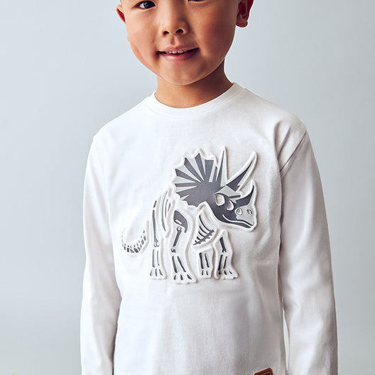 Mayoral L/s t-shirt Cream 4089