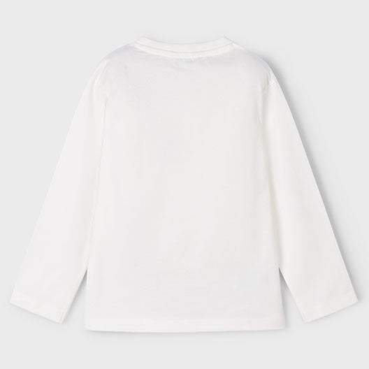 Mayoral L/s t-shirt Cream 4089