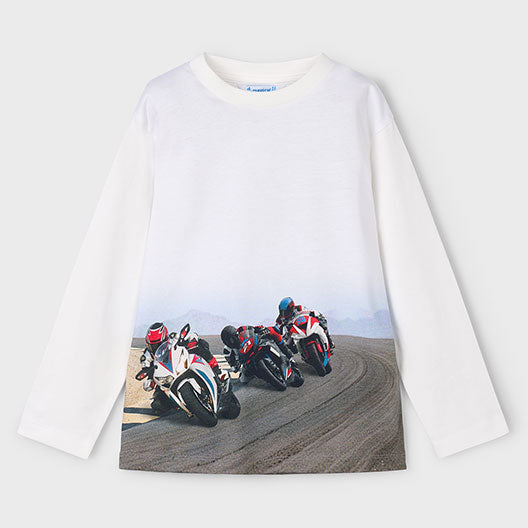 Mayoral L/s t-shirt Motorcycle 4094
