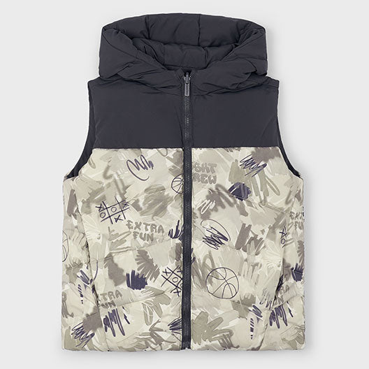 Mayoral Reversible vest Shadow 4382