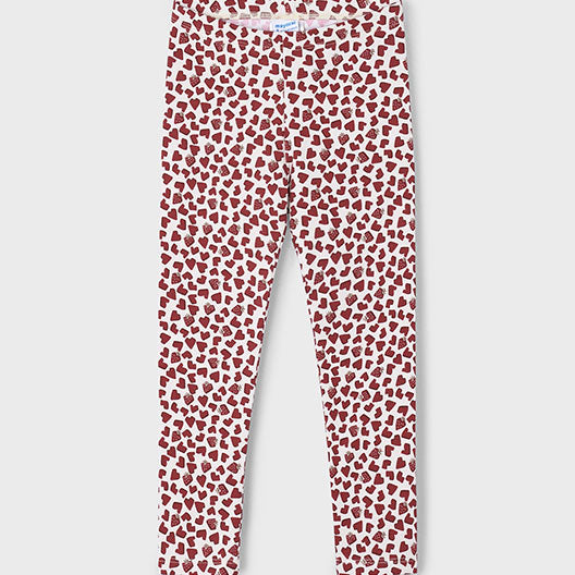 Mayoral Knit printed leggings Almond 4716