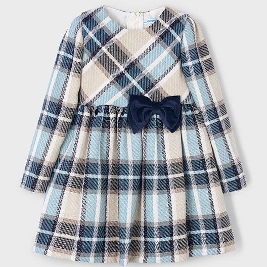 Mayoral Plaid dress Navy 4924