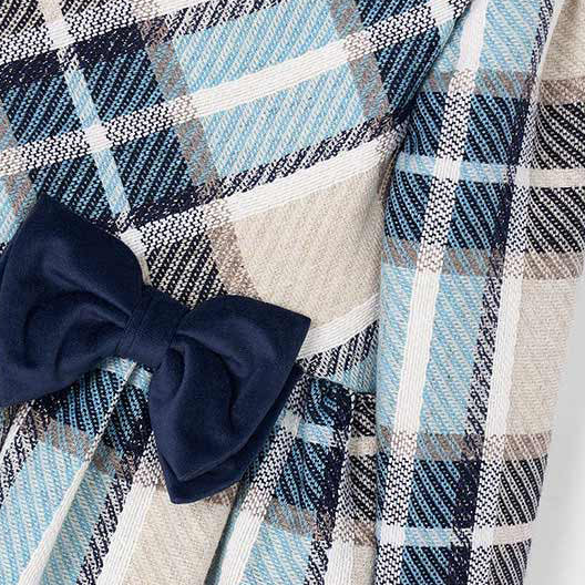 Mayoral Plaid dress Navy 4924
