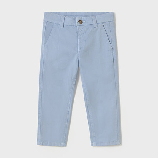 Mayoral Baby Boys Twill Basic Trousers Light Blue 522