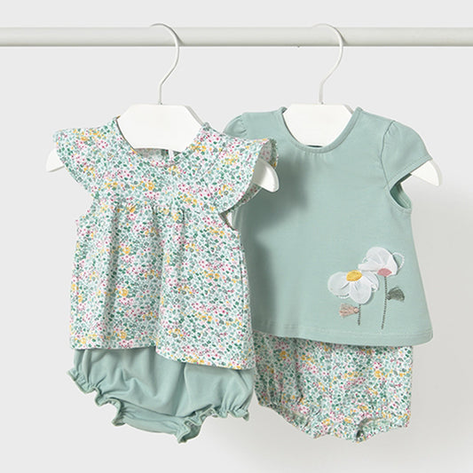 Mayoral Baby Girls Knit Set (4 Garments) Jade 1663