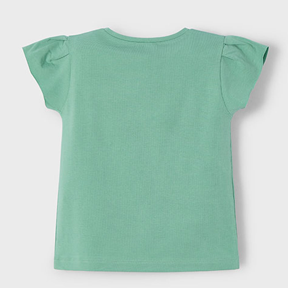 Mayoral Girls S/S T-Shirt Mint 3015