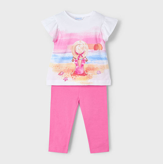 Mayoral Girls Leggings Set Camellia 3711