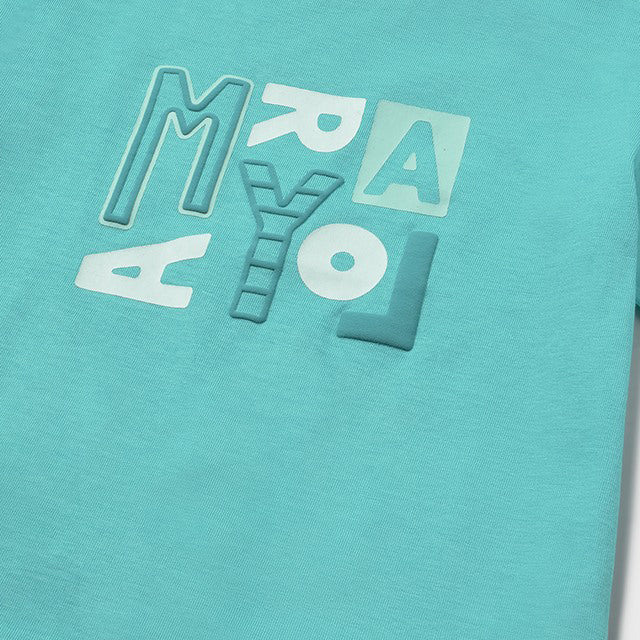 Mayoral Turquoise Basic Short Sleeve T-Shirt 106