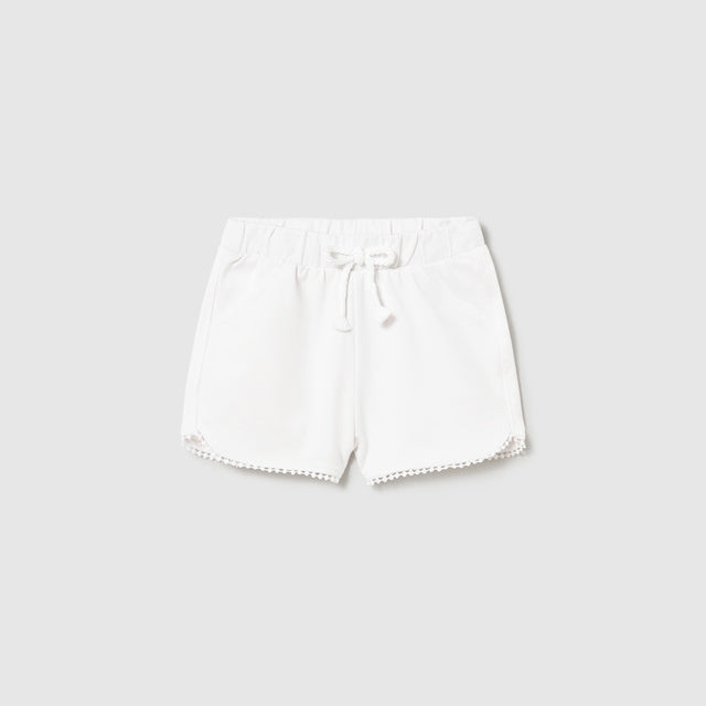 Mayoral White Chenille shorts 603