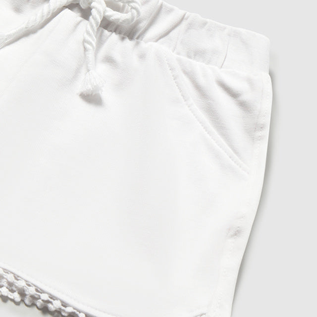 Mayoral White Chenille shorts 603