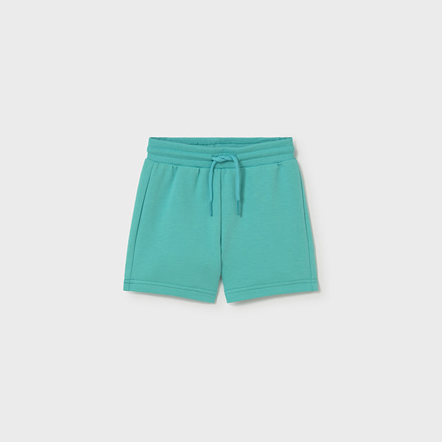 Mayoral Turquoise Basic fleece shorts 621