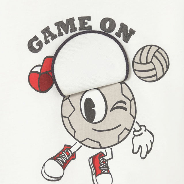 Mayoral Cream game on applique shirt 1006