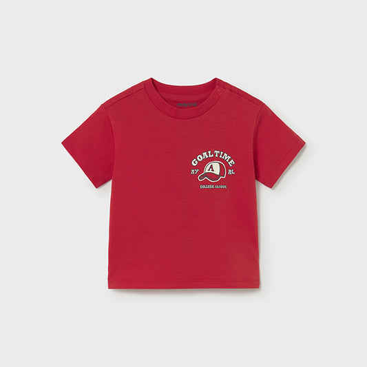 Mayoral Tomato Short Sleeve T-Shirt 1007