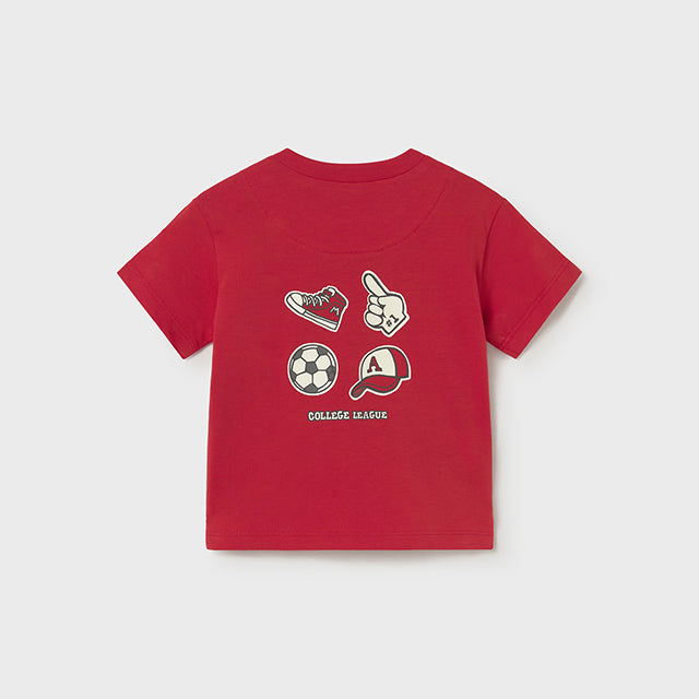 Mayoral Tomato Short Sleeve T-Shirt 1007