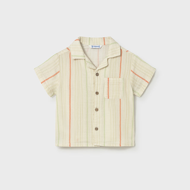 Mayoral Stripes Short Sleeve shirt 1113