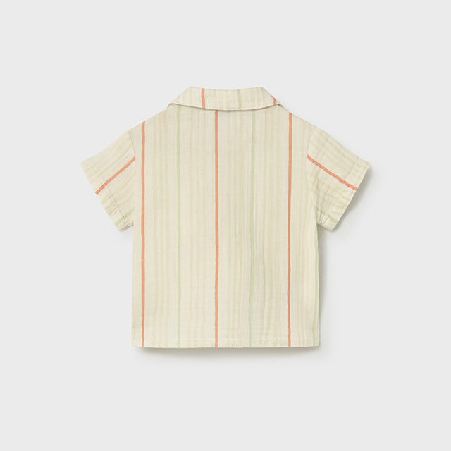 Mayoral Stripes Short Sleeve shirt 1113