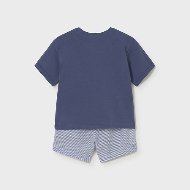Mayoral Capri blue bermuda set 1228