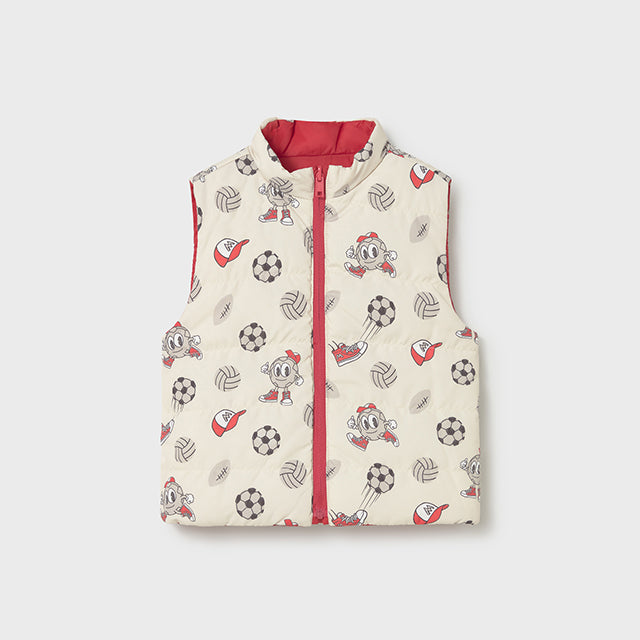 Mayoral Tomato Reversible vest 1313