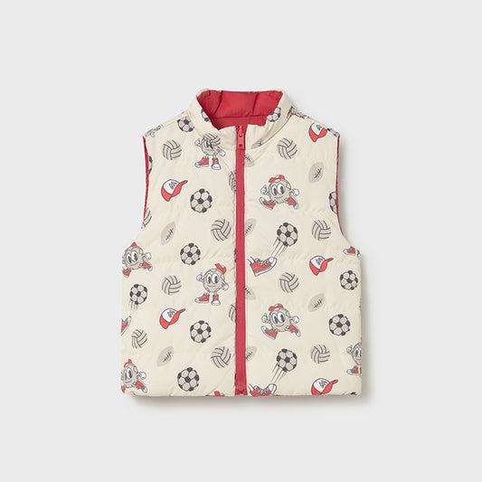 Mayoral Tomato Reversible vest 1313