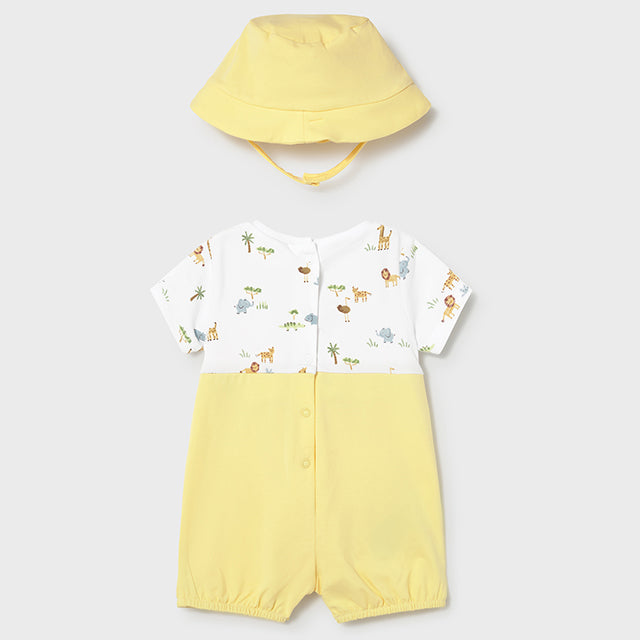 Mayoral Sunny Dungaree with hat 1607