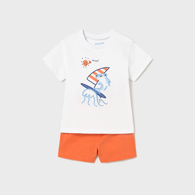Mayoral Orange Knit set (2 garments) 1671