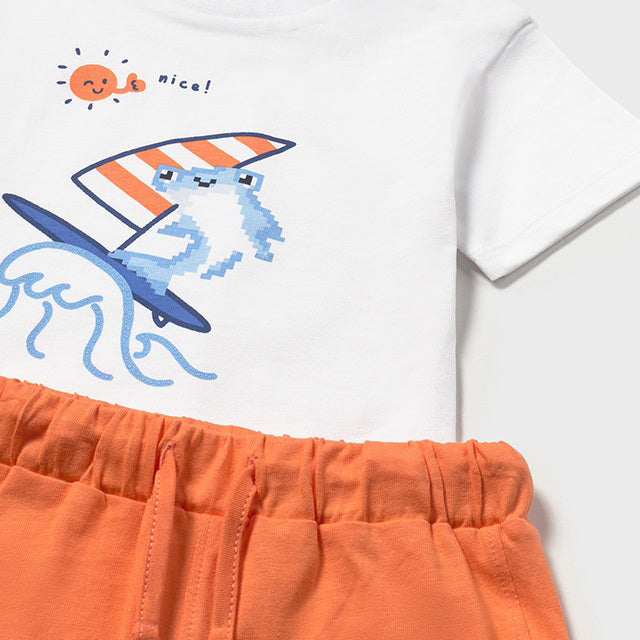 Mayoral Orange Knit set (2 garments) 1671