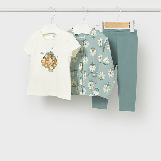 Mayoral Mint Leggings set (3 garments) 1749
