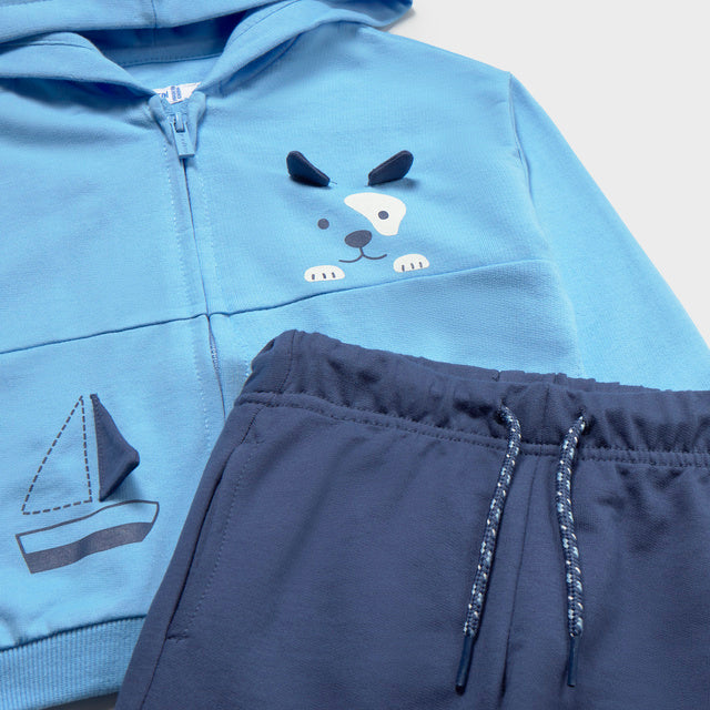 Mayoral Sky blue Tracksuit with shirt 1833