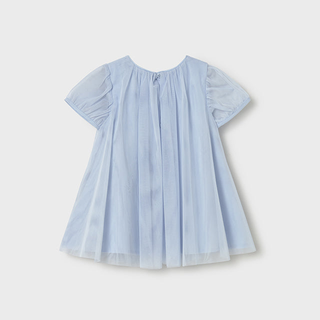 Mayoral Sky tulle dress w/ bag 1917