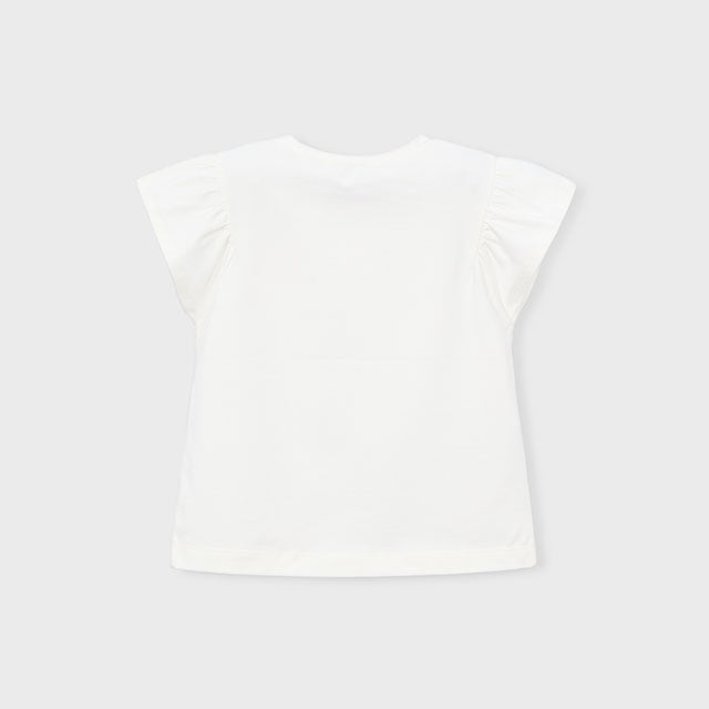 Mayoral fuschia Short Sleeve T-Shirt 3007