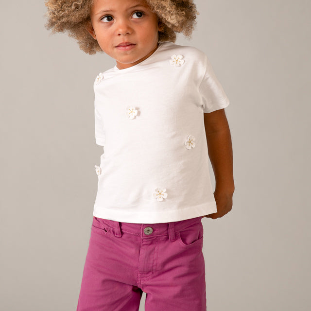 Mayoral White Short Sleeve T-Shirt 3013