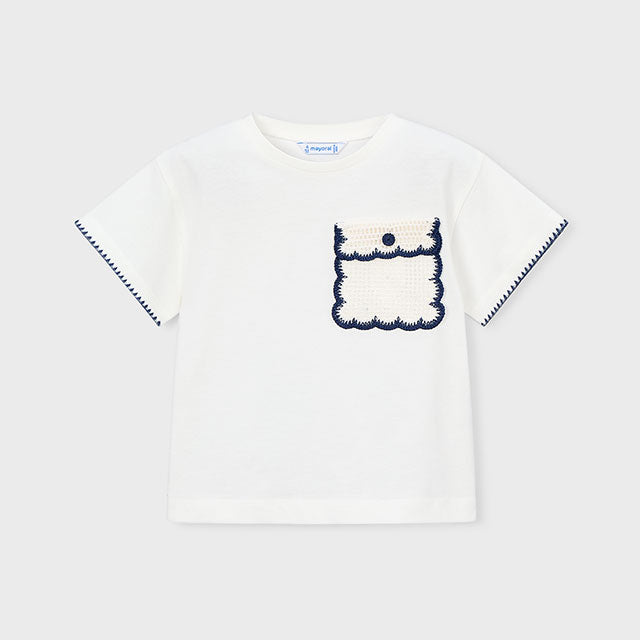 Mayoral Natural Short Sleeve T-Shirt 3013