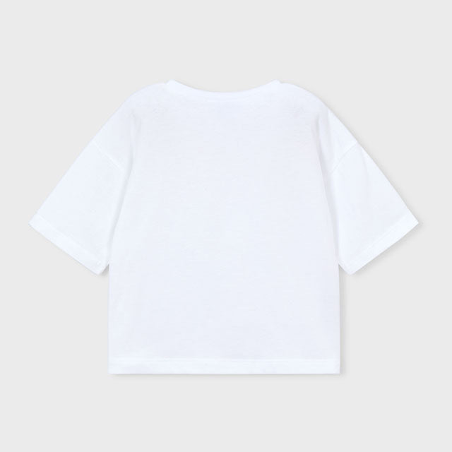 Mayoral Wht-Persmn Short Sleeve T-Shirt 3016