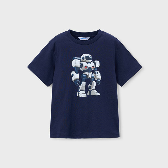 Mayoral Navy Short Sleeve T-Shirt 3066