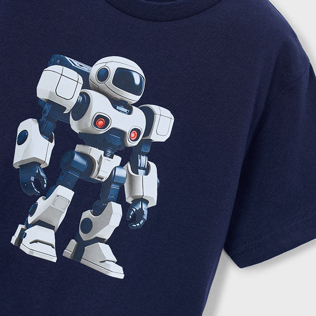 Mayoral Navy Short Sleeve T-Shirt 3066