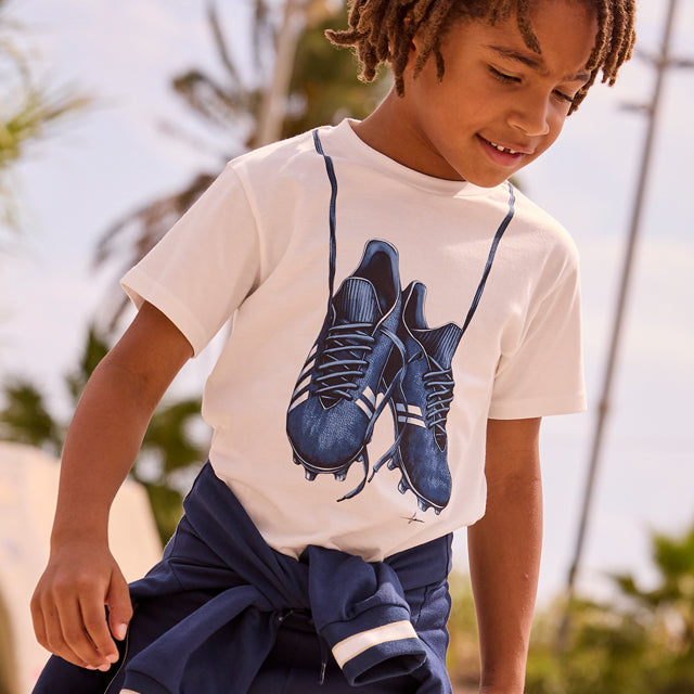 Mayoral Cream Short Sleeve shoes shirt 3075