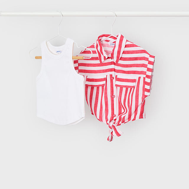 Mayoral Persimmon Blouse 3196