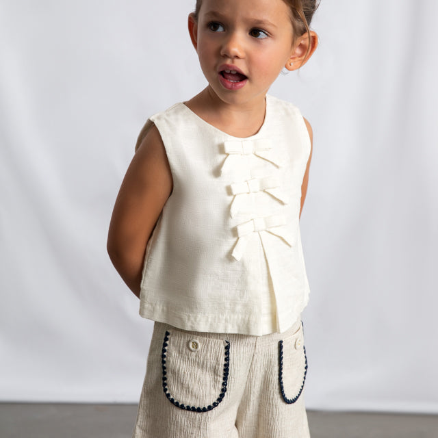 Mayoral Linen Shorts 3219