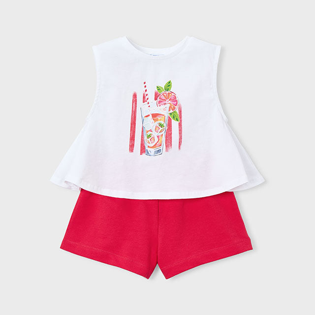 Mayoral Persimmon Shorts set 3228