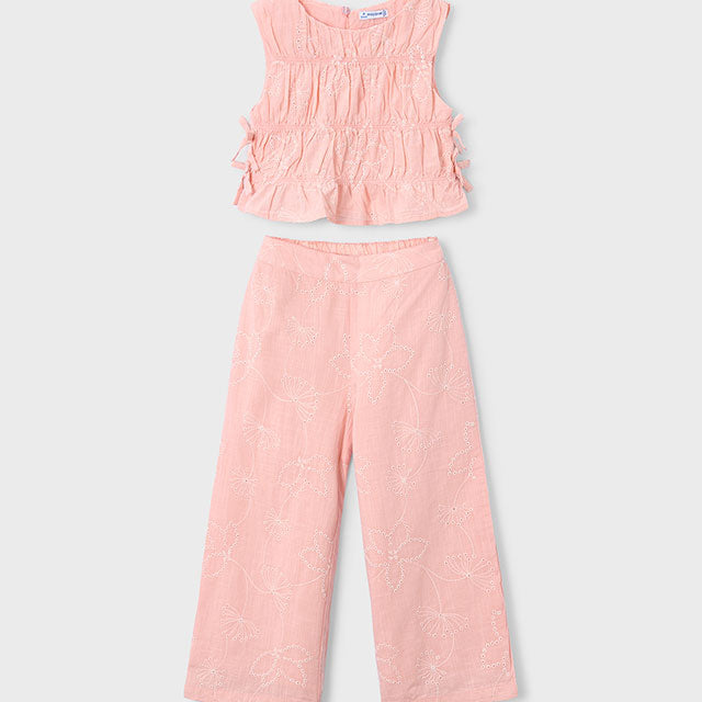 Mayoral Blossom long pants set 3592