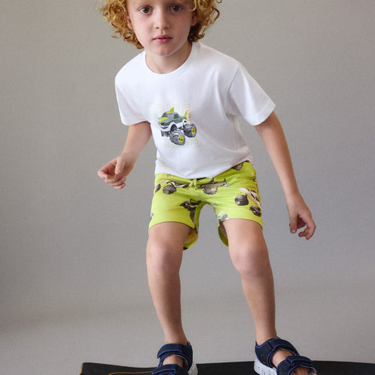 Mayoral citric Printed knit set 3607