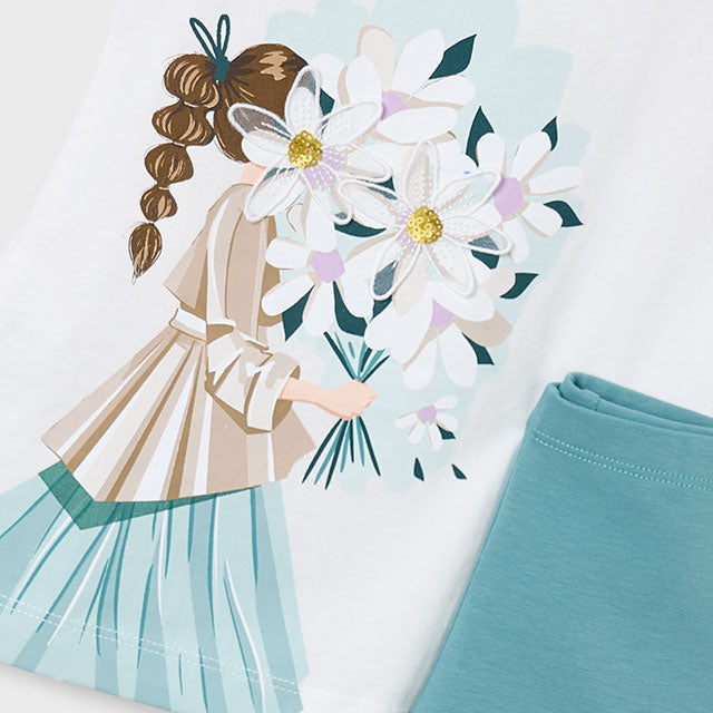 Mayoral Mint Leggings set 3724
