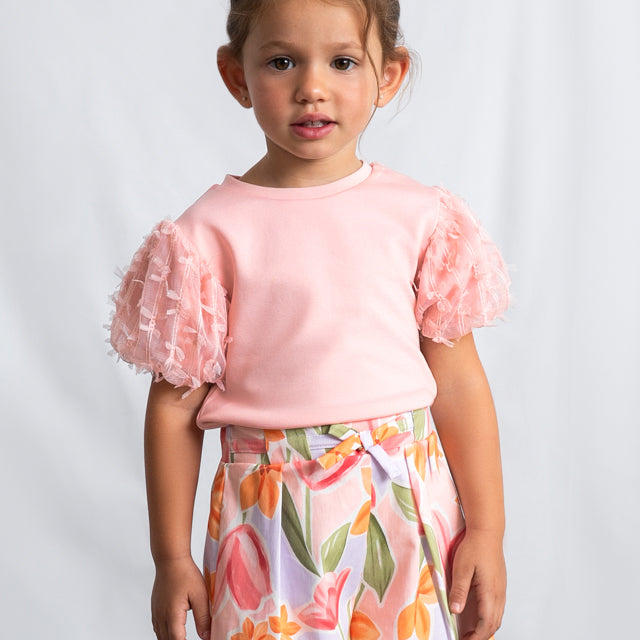 Mayoral Blossom patterned pant skirt 3906