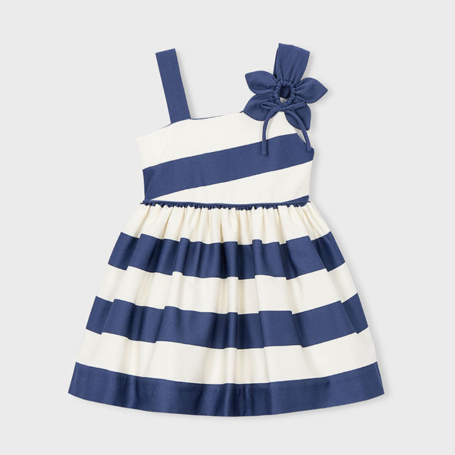 Mayoral Porcelain Asymetric flower dress 3924