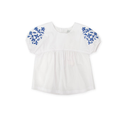 Tutto Piccolo Blouse Optical White 3044S26W