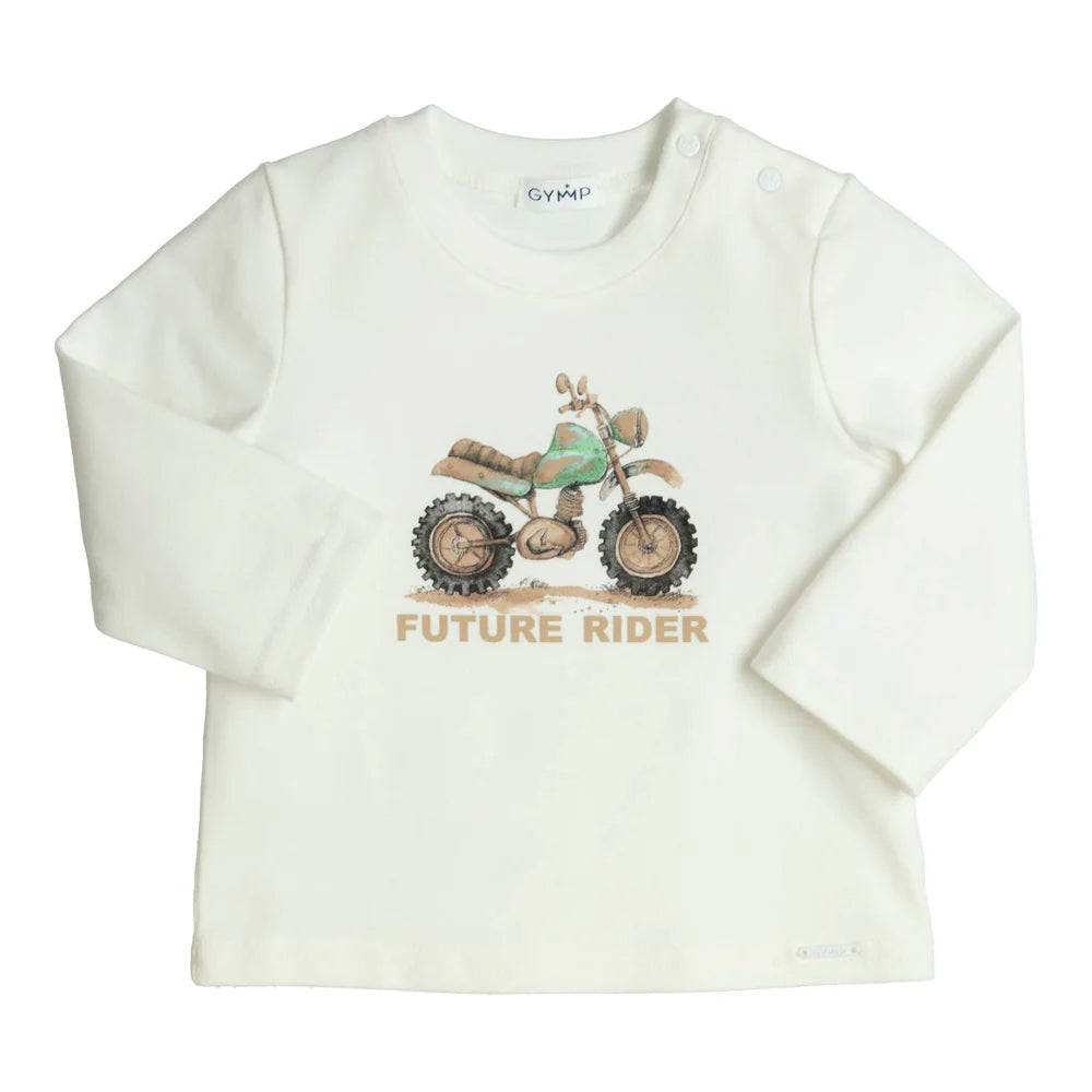 Gymp Off White Longsleeve Aerodoux Future Rider 352-5671-20