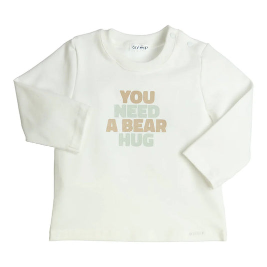 Gymp Off White Longsleeve Aerodoux You Need A Bear Hug 352-5676-20
